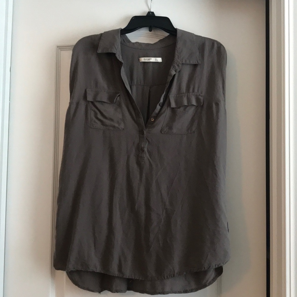 Old Navy silk sleeveless top